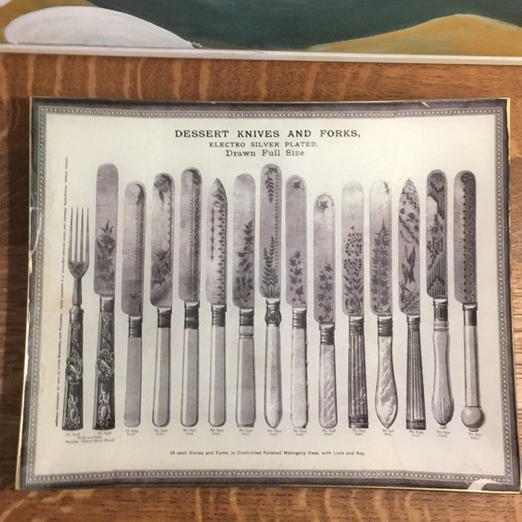 Knives & Forks Glass Platter - Picture 4 of 8